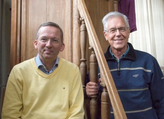 Eric Janse de Jonge en Frits Kool, leden restauratiecie PGE, november 2013 (4)