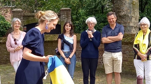 Open Kerkendag en Onthulling eerste nieuwe ANWB-bord Engelen door wethouder Marianne van der Sloot